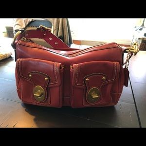 Coach leather bag. Adorable. Make an offer